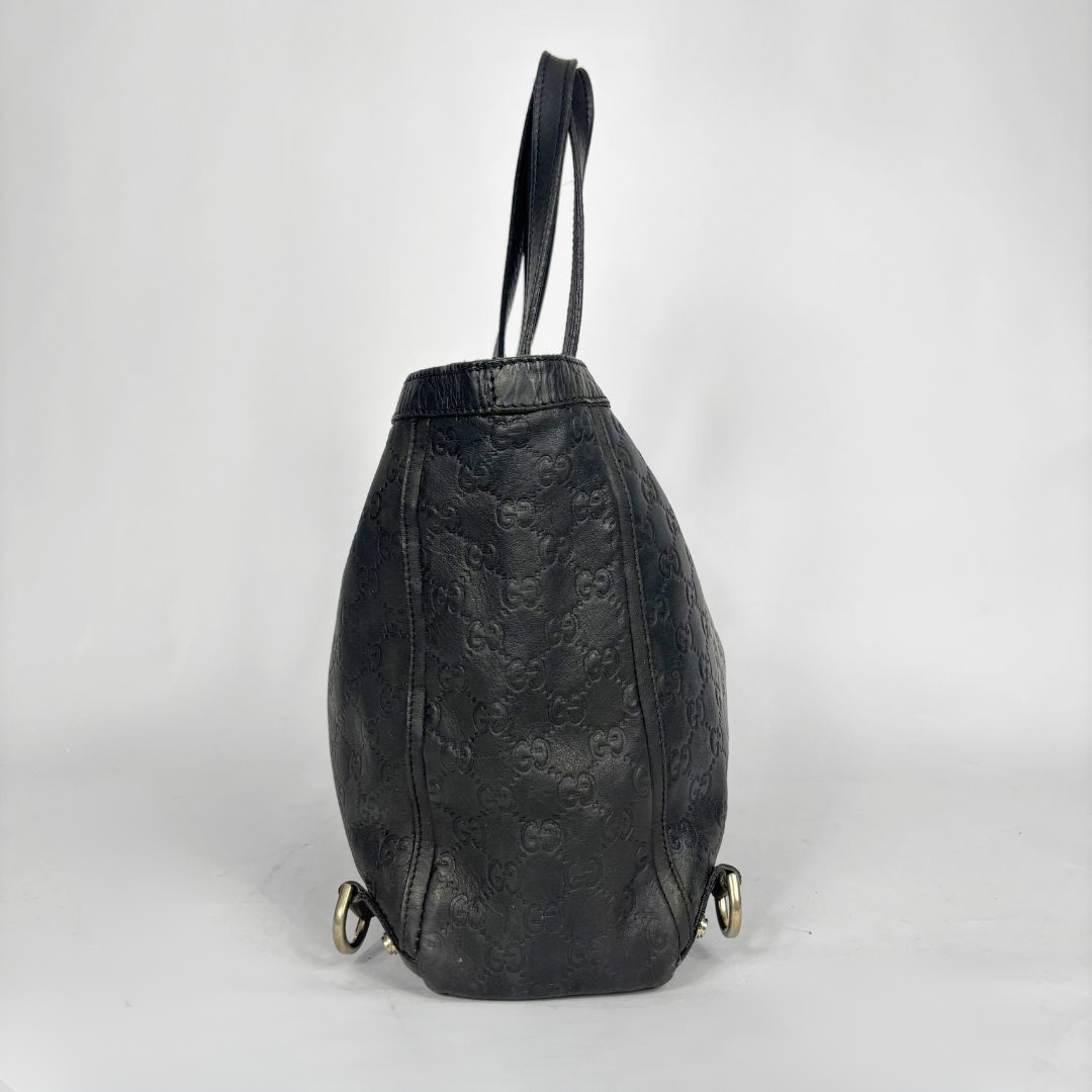 Gucci Sort læder, to sider vendbar