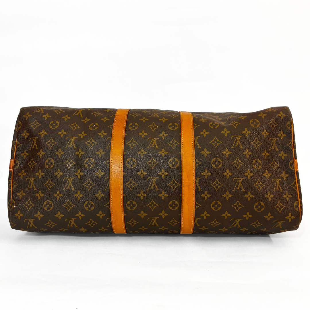 Louis Vuitton Keepall 55 Strap Monogram Canvas