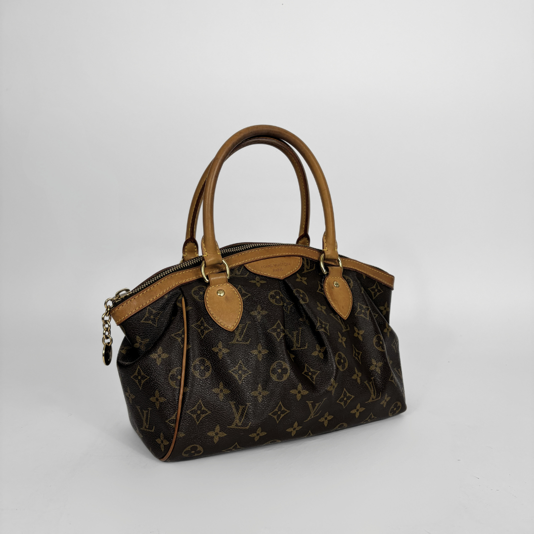 Louis Vuitton Tivoli PM Monogram on a white background