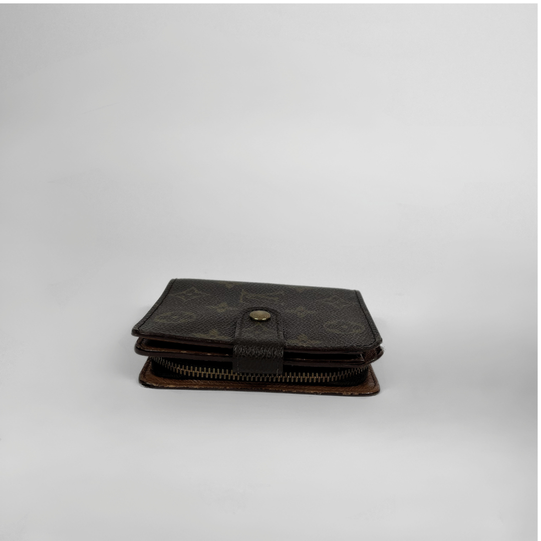 Louis Vuitton Zipper Wallet on a white background
