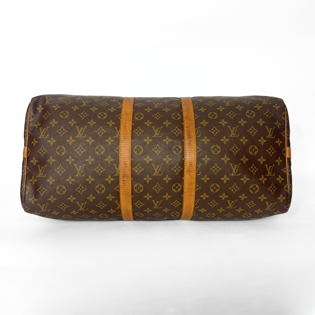 Louis Vuitton Keepall 55 Monogram lærred