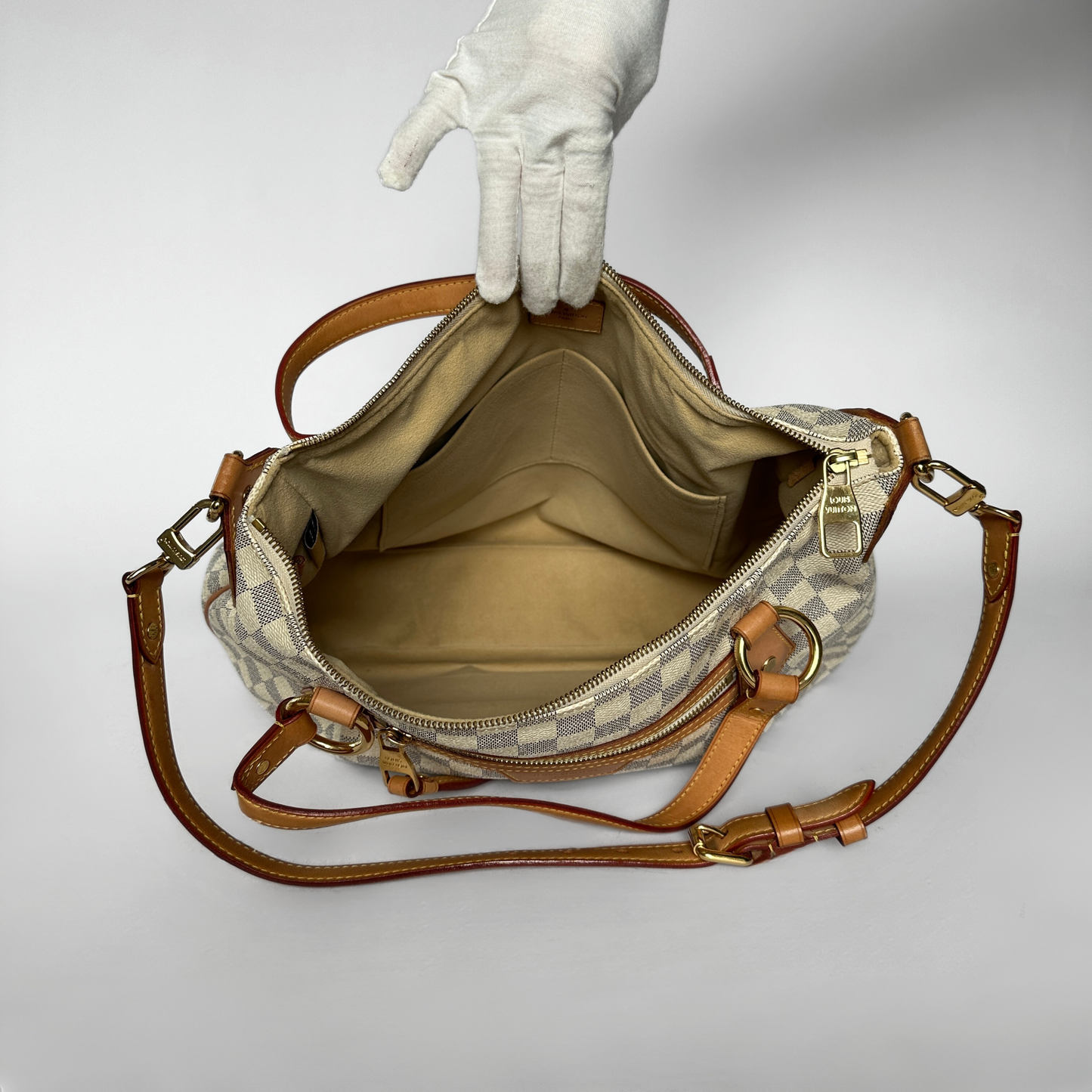 Louis Vuitton Louis Vuitton Ivora MM Damier Azur Canvas - Handbag - Etoile Luxury Vintage