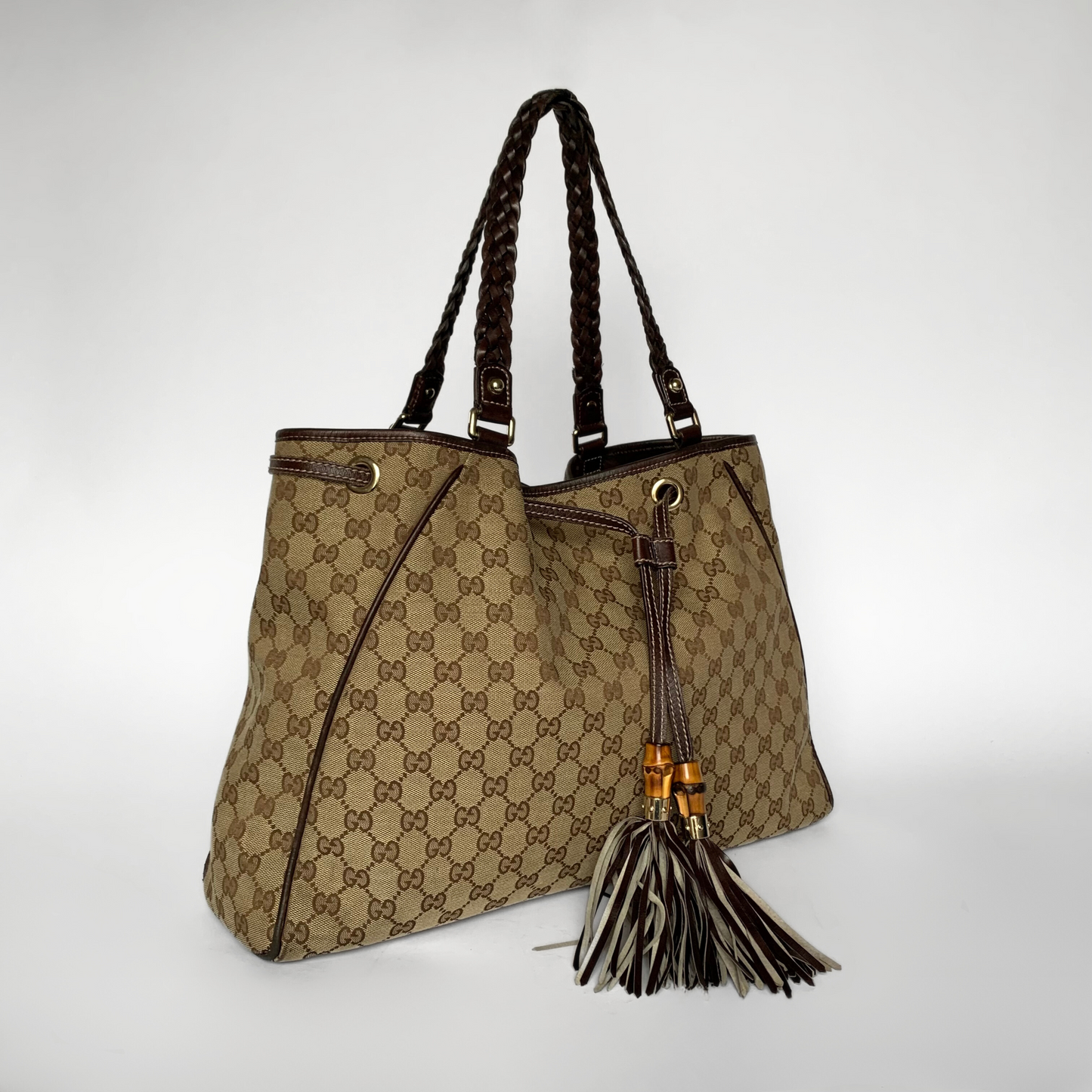 Gucci Gucci Peggy Tote Bag Monogram Canvas - Håndtasker - Etoile Luxury Vintage