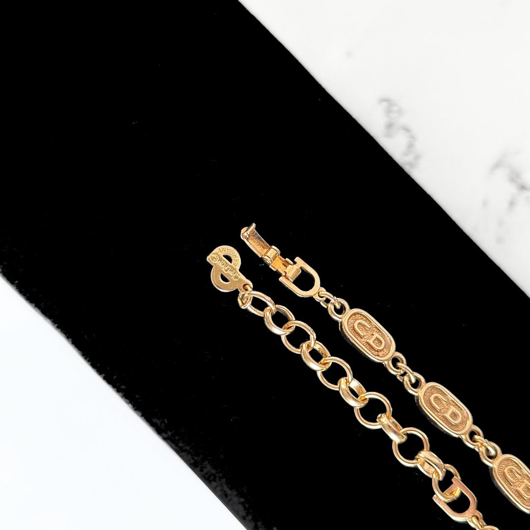 Dior Dior Halskæde Guldfarvet - Halskæder - Etoile Luxury Vintage