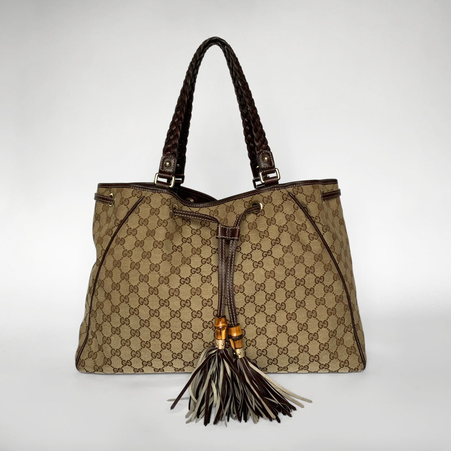 Gucci Gucci Peggy Kangaskassi Monogrammikangas - Käsilaukut - Etoile Luxury Vintage