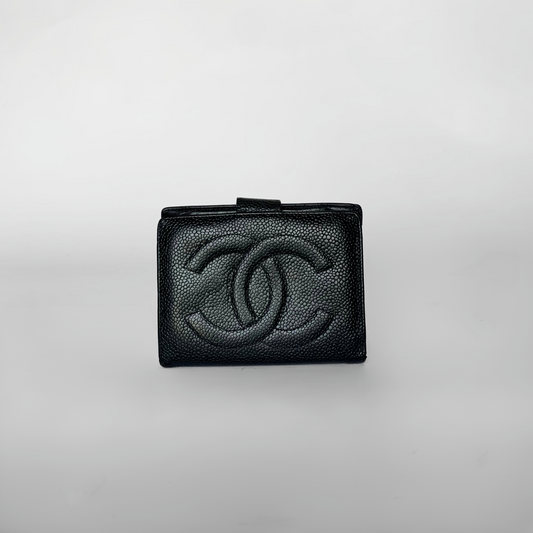 Chanel Chanel Carteira Pequena Couro Caviar - Carteiras - Etoile Luxury Vintage