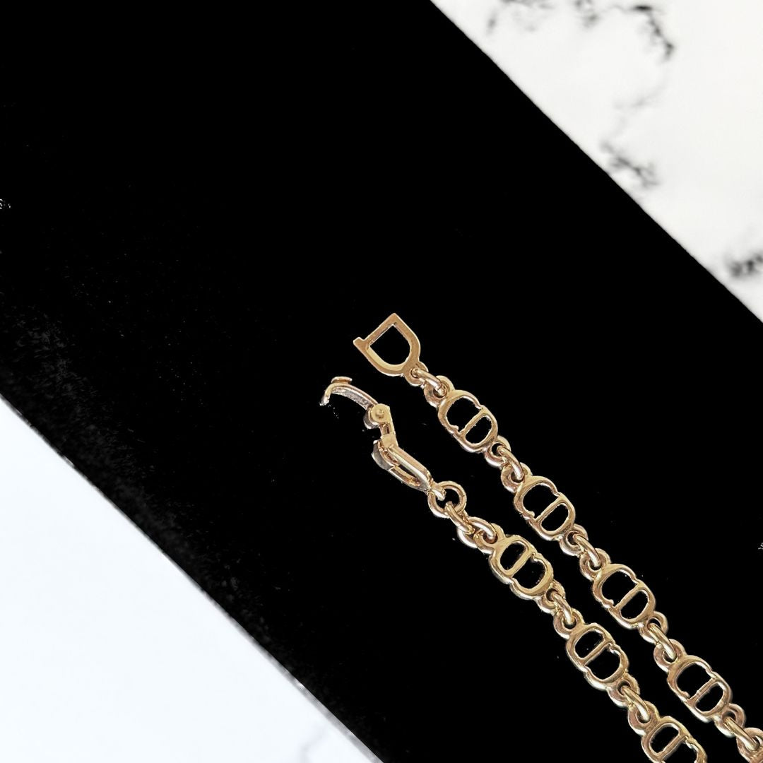 Dior Dior Bracelet Gold Colored - Jewelry - Etoile Luxury Vintage