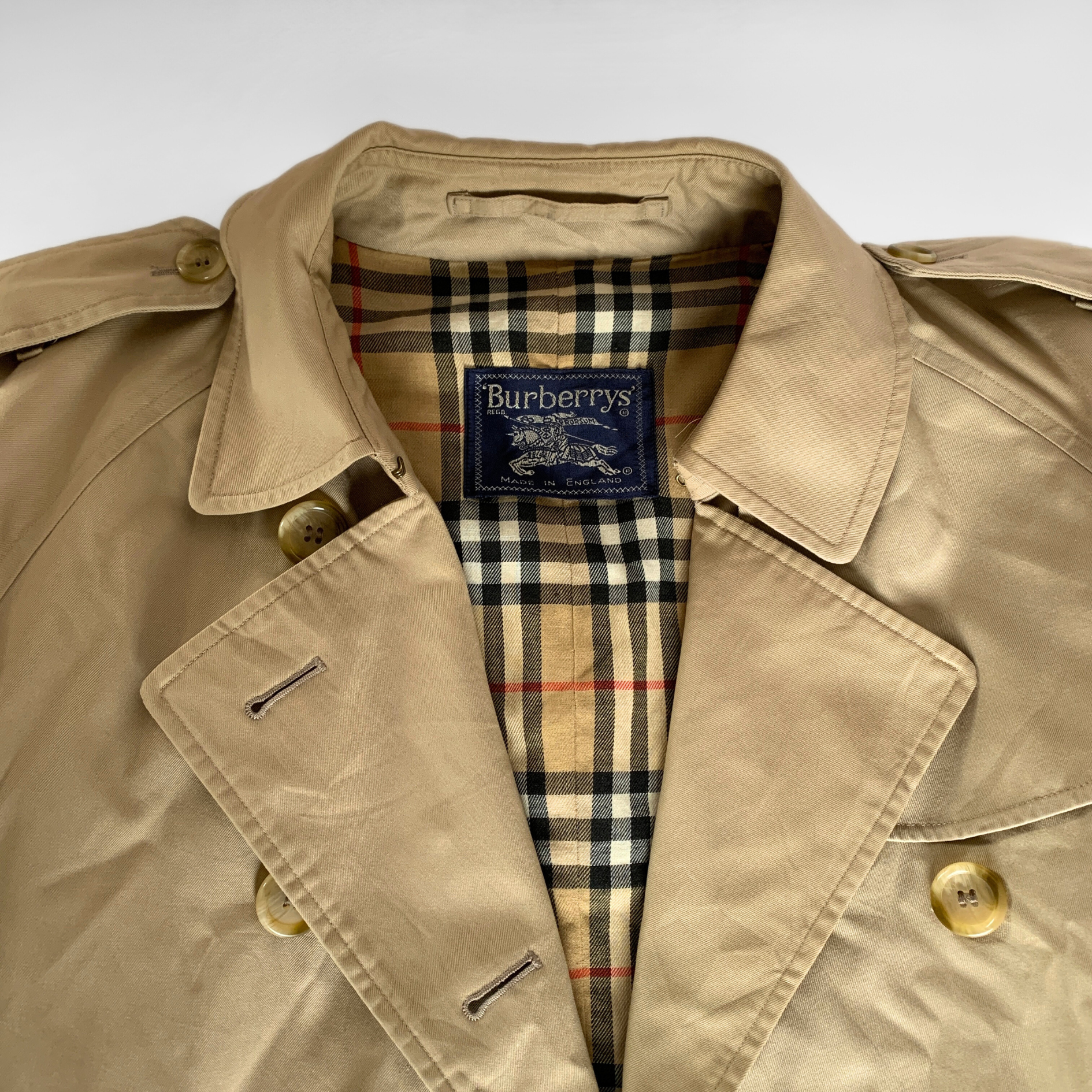 Burberry Burberry Trench Coat Cotton - Clothing - Etoile Luxury Vintage