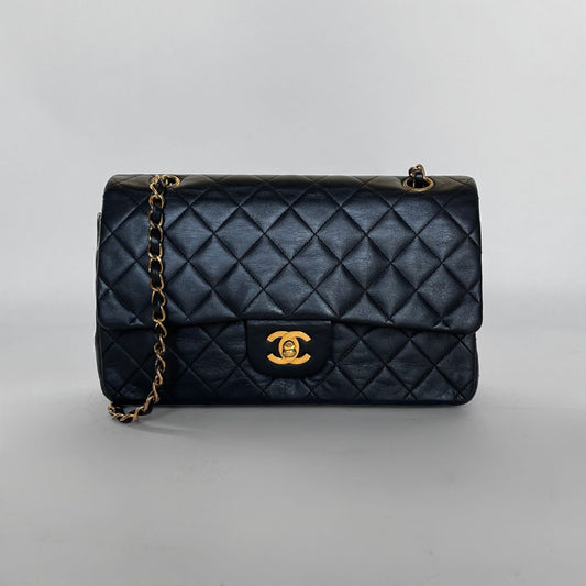 Chanel Chanel Klassisk dobbel Flap Bag Medium lammeskinn - Håndveske - Etoile Luxury Vintage