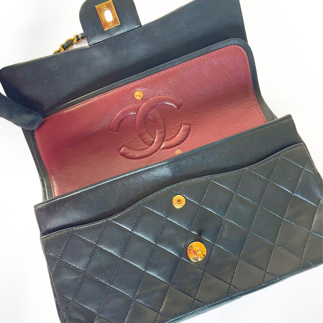 Chanel Classic Flap Bag Medium Lambskin Leather