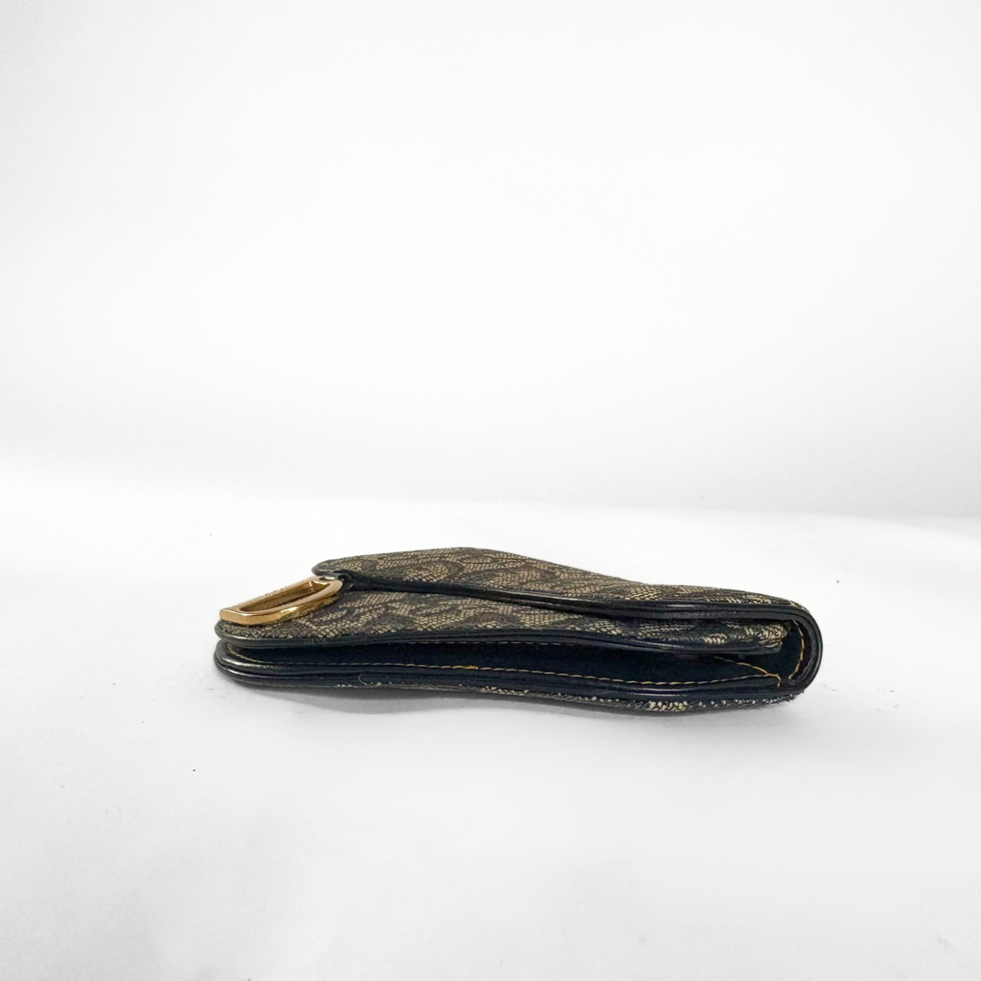 Dior Saddle Wallet Oblique Canvas