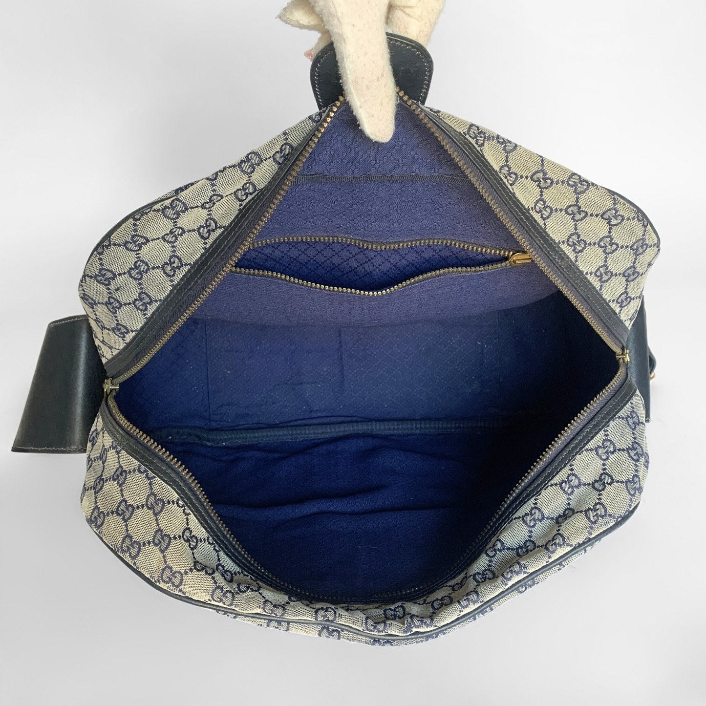 Gucci Gucci Bolso de viaje de lona con monograma - Bolsos tipo bandolera - Etoile Luxury Vintage