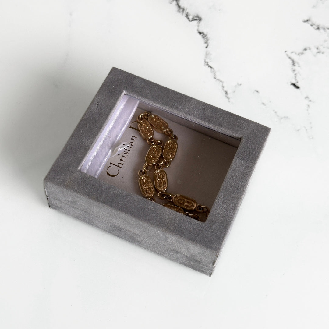 Dior Dior Armbånd Guldfarvet Metal - Armbånd - Etoile Luxury Vintage