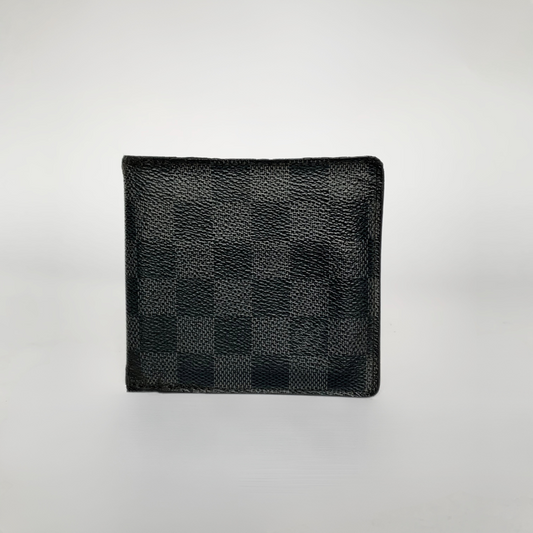 Louis Vuitton Flap Wallet Damier Graphite Canvas