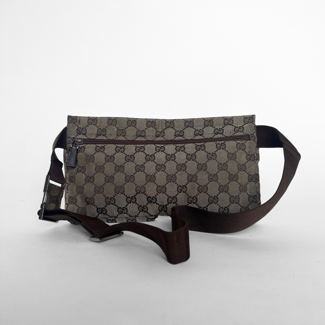 Gucci monogram fanny pack best sale