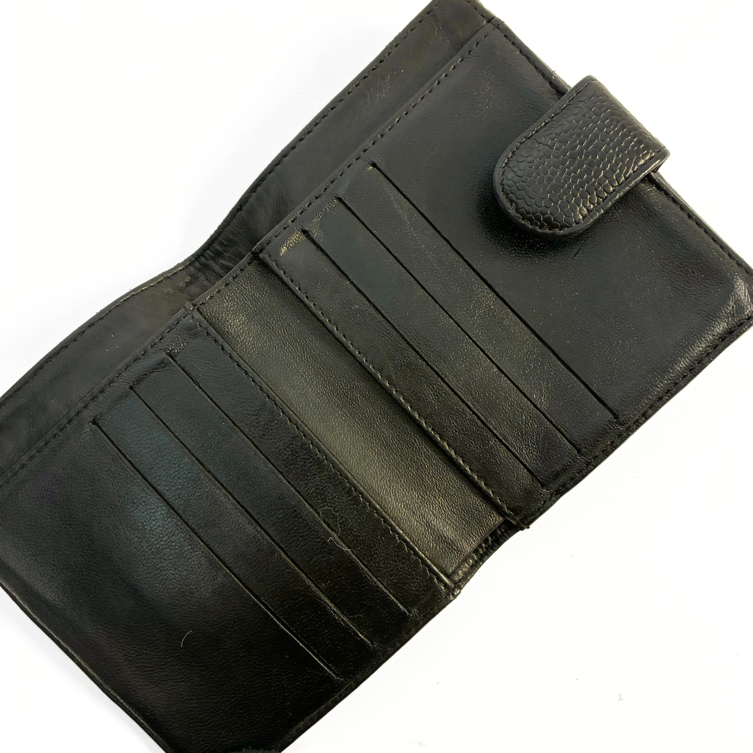 Chanel Wallet Small Caviar Leather