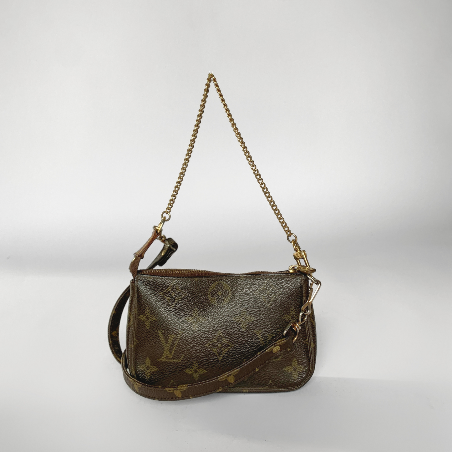 Louis Vuitton Louis Vuitton Mini Pochette Strap Monogram Canvas - Shoulder bags - Etoile Luxury Vintage