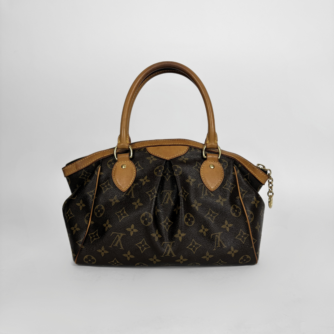 Louis Vuitton Tivoli PM Monogram on a white background