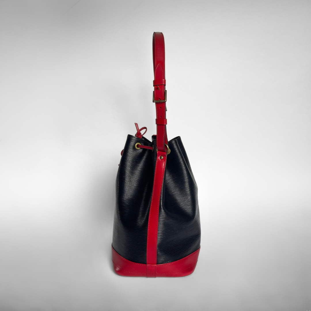 Louis Vuitton Noé Μαύρο και κόκκινο Epi Leather
