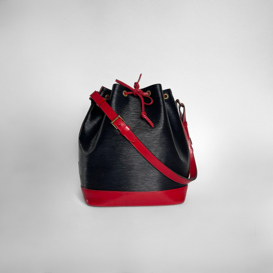 Louis Vuitton Noé Pelle Epi nera e rossa