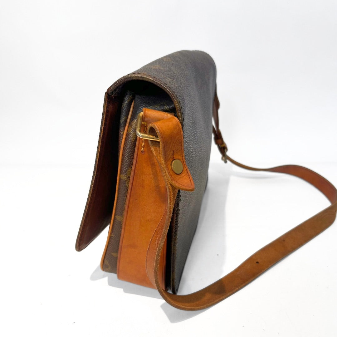 Louis Vuitton Cartouchière GM Monogramm Leinwand