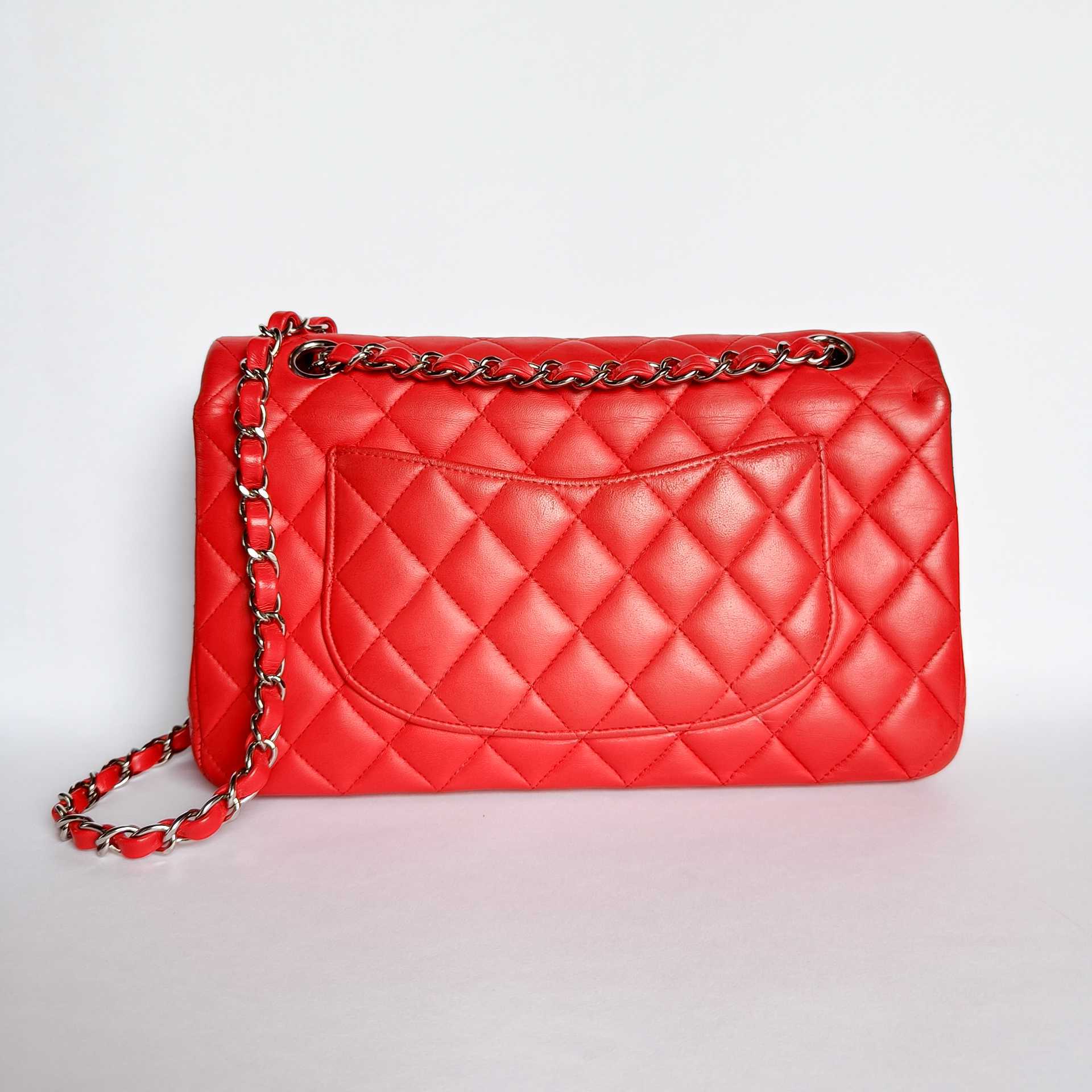 Chanel Chanel Classic Double Flap Bag Medium Lambskin Leather - shoulder bags - Etoile Luxury Vintage