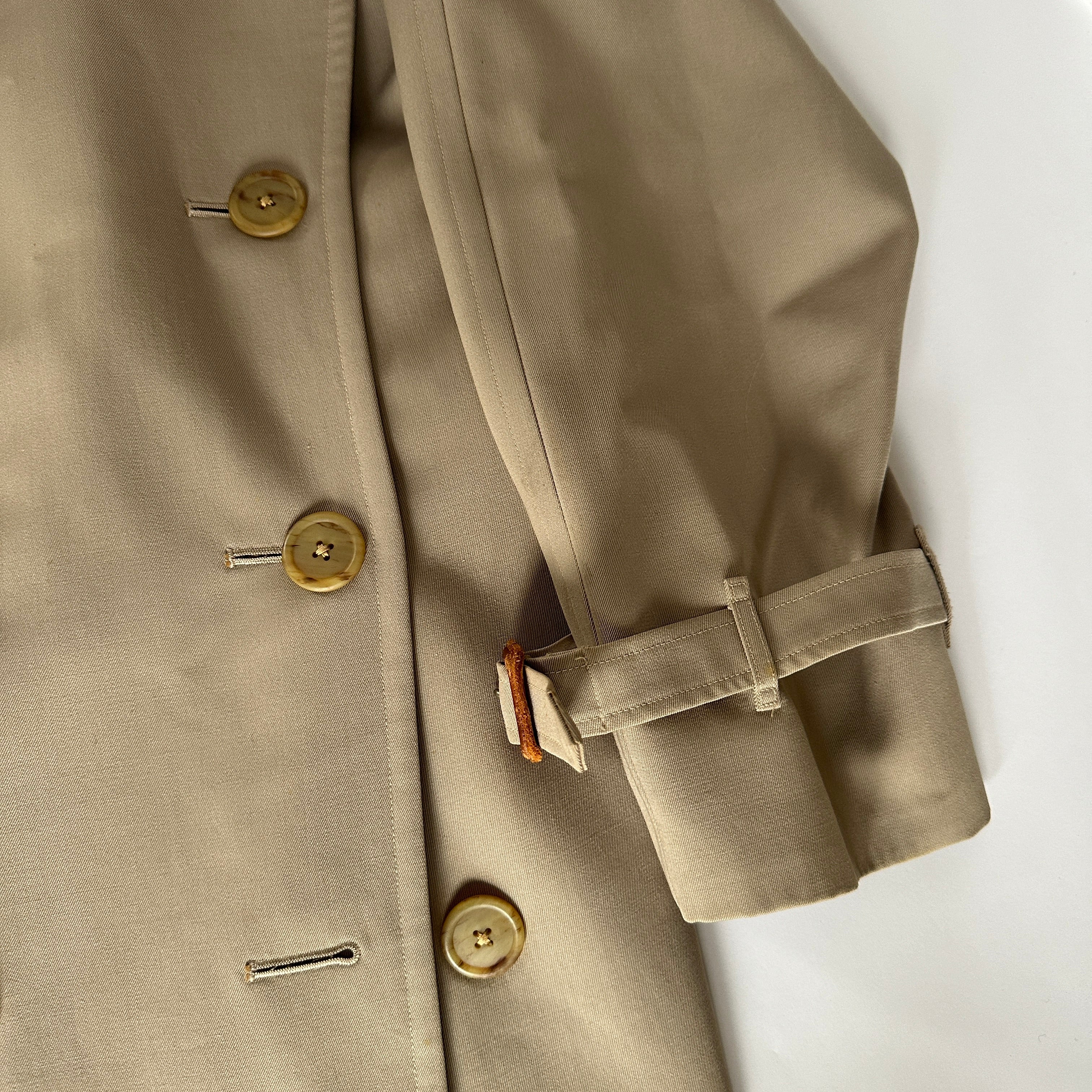 Burberry double-breasted cotton trench coat - Brown