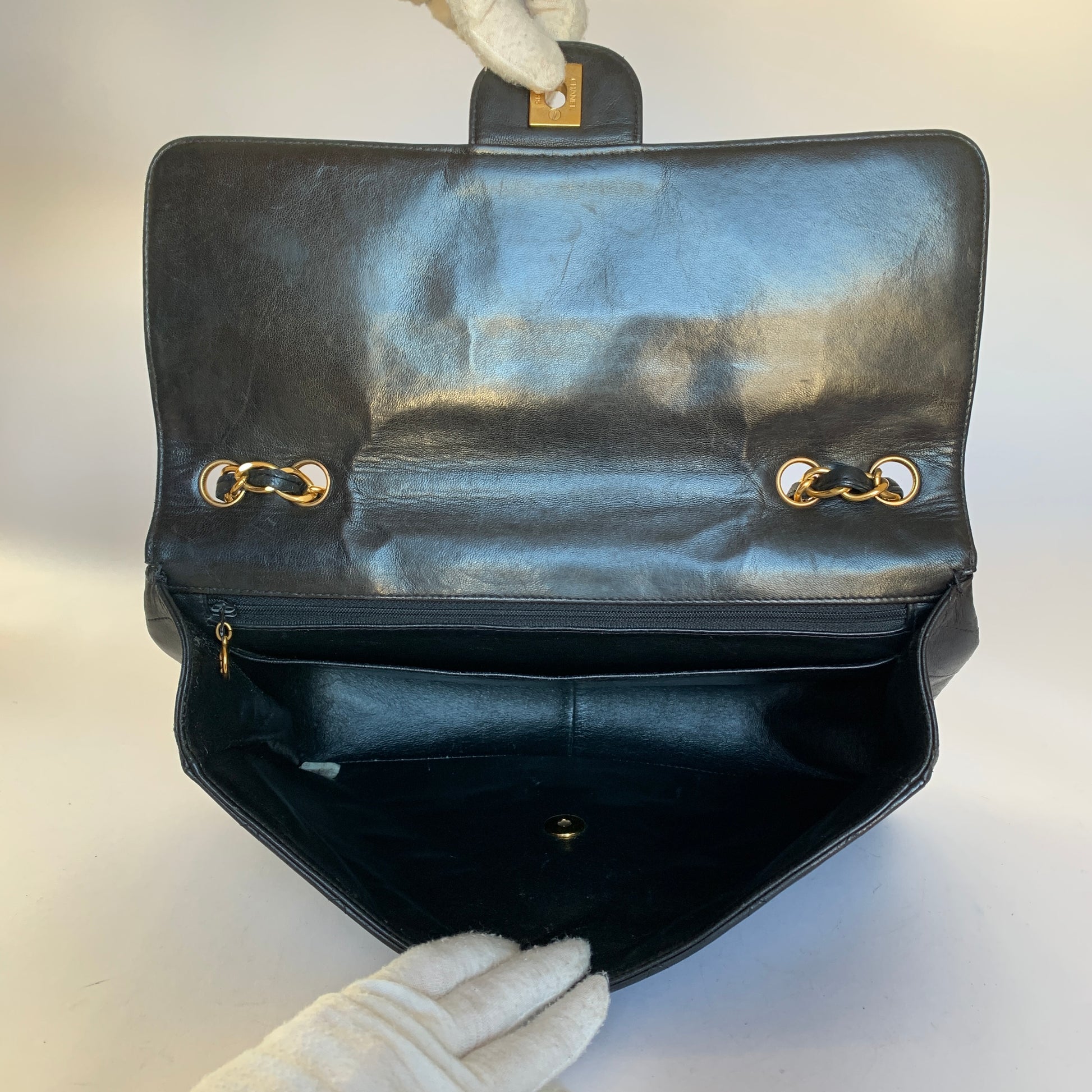Chanel Classic Flap Bag Maxi Lambskin Leather – l'Étoile de Saint
