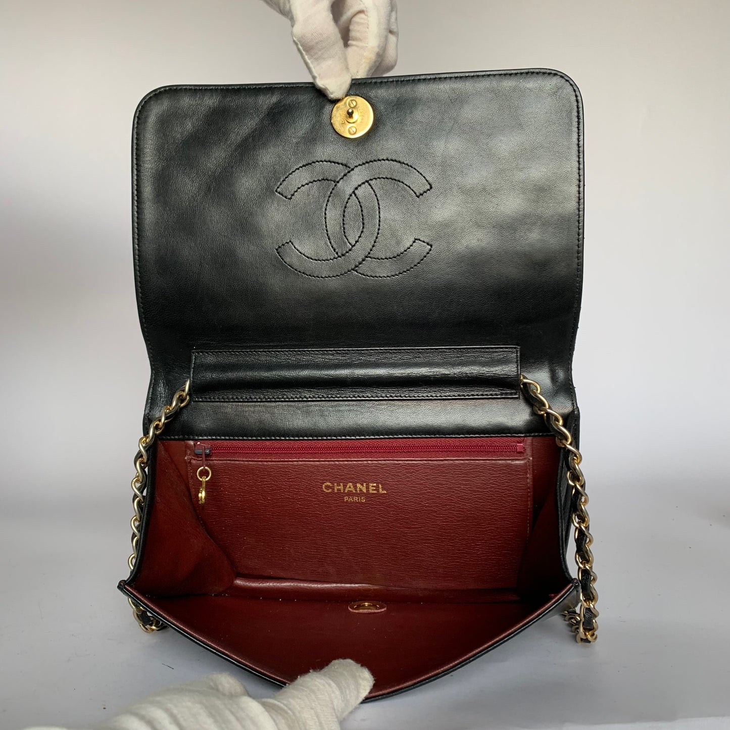 Chanel Chanel Jedna Flap Bag Skóra jagnięca - Torba na ramię - Etoile Luxury Vintage