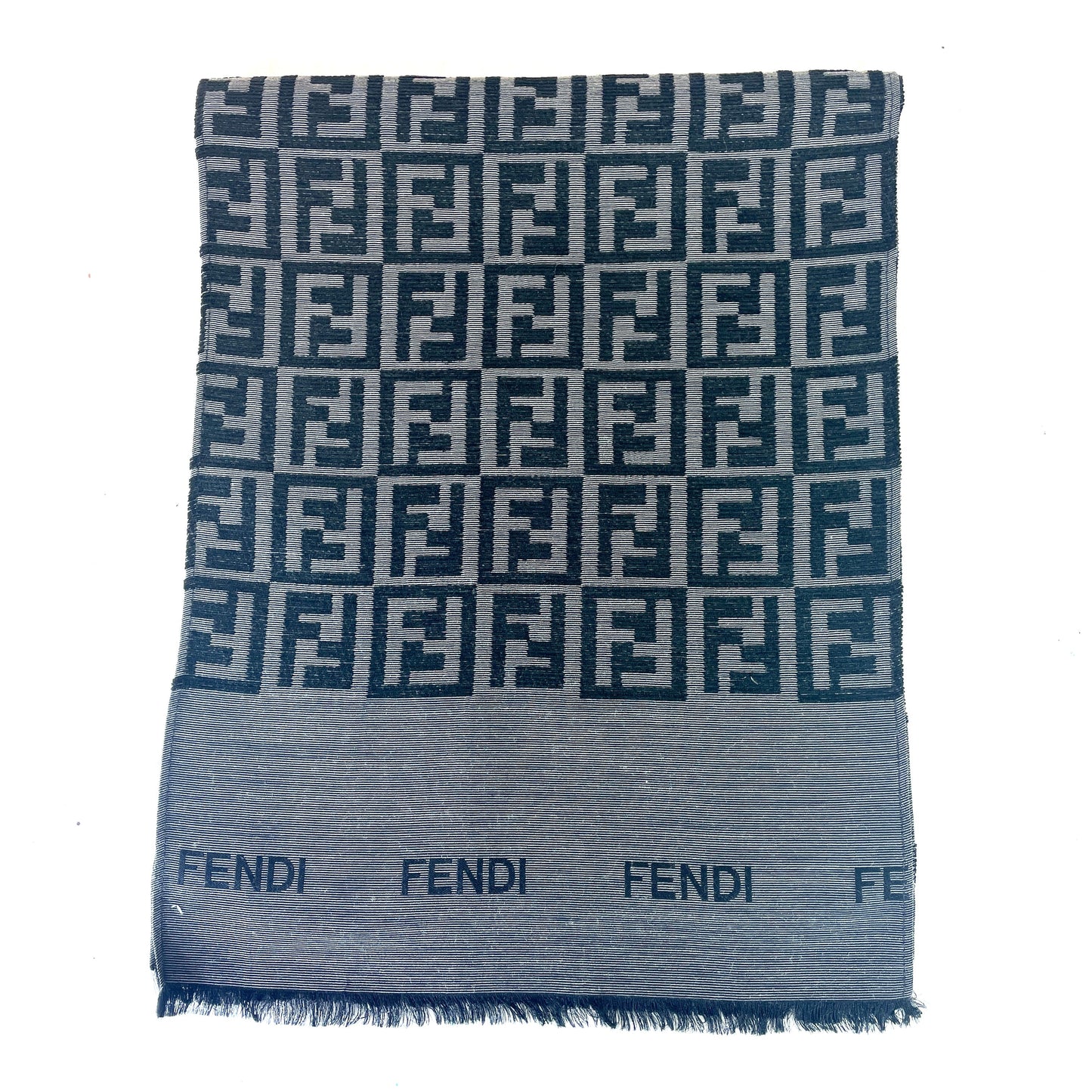 Fendi-Fendi Zucca Tørklæde Beige-Vintage Fendi-Fendi Halstørklæde- Etoile luxury vintage