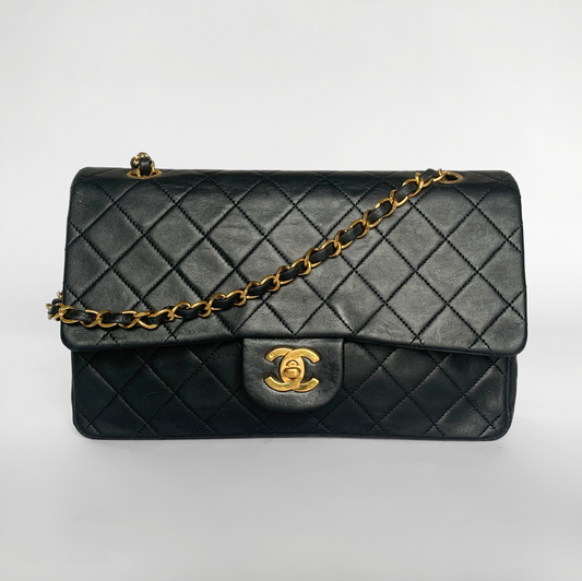 Chanel Classic Double Flap Bag Medium Lambskin Leather