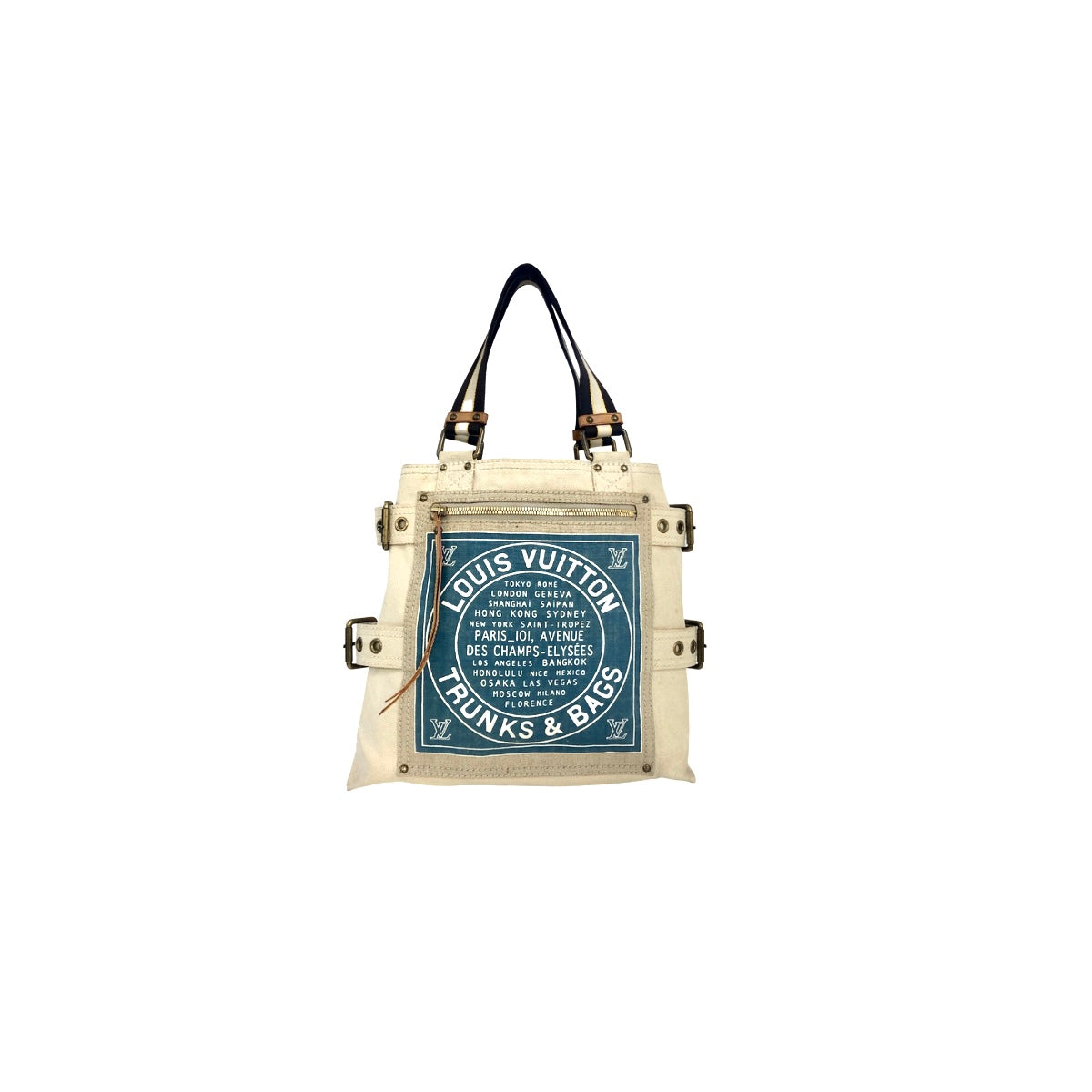 Louis Vuitton Louis Vuitton Trunks Stamp Globetrotter Globe Tote (Limited Edition) - Handbags - Etoile Luxury Vintage