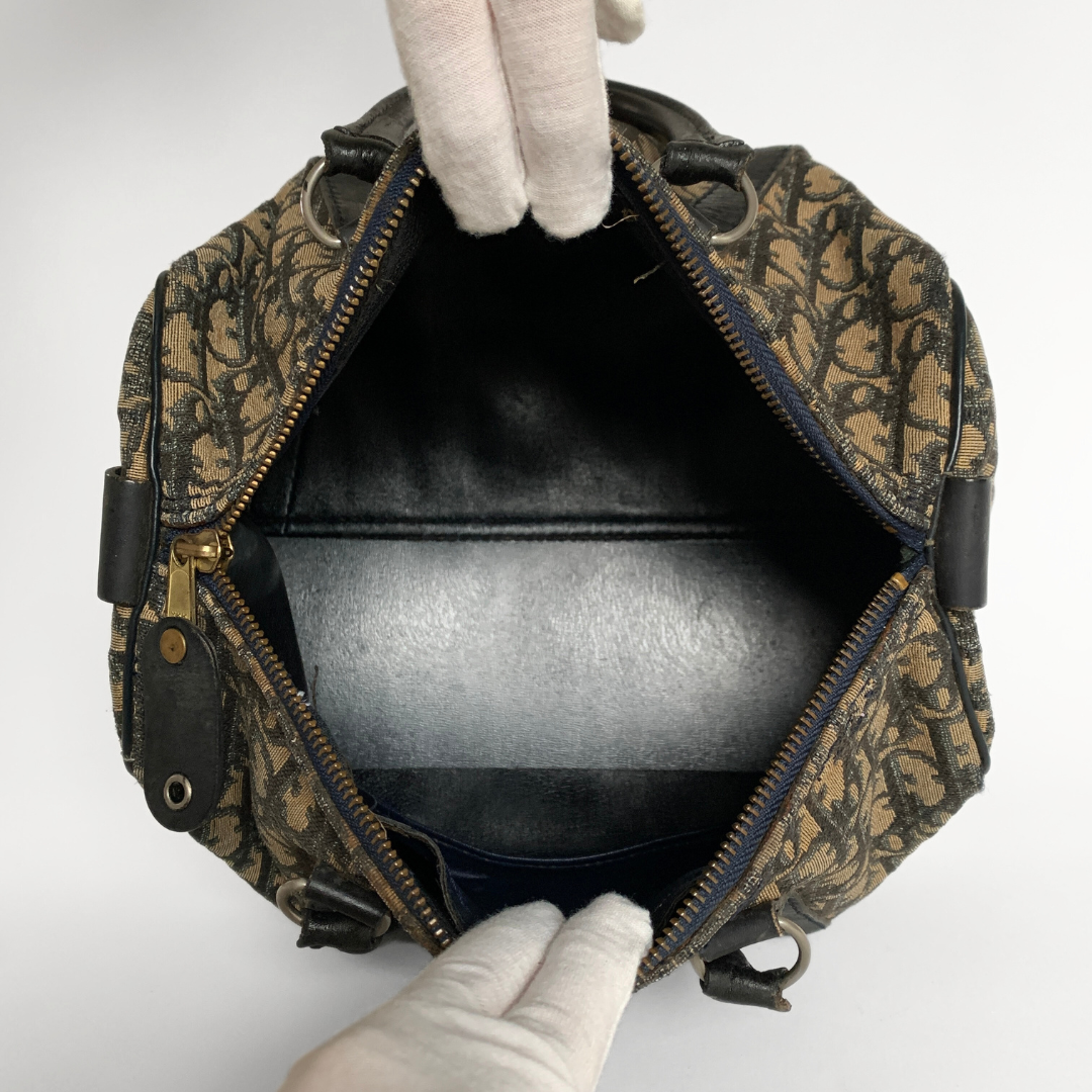 Dior Dior Bowlingväska Oblique Canvas - Handväskor - Etoile Luxury Vintage