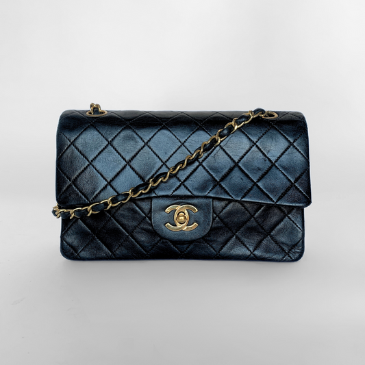 Chanel Chanel Classic Double Flap Bag Small Lambskin Leather - Shoulder bags - Etoile Luxury Vintage