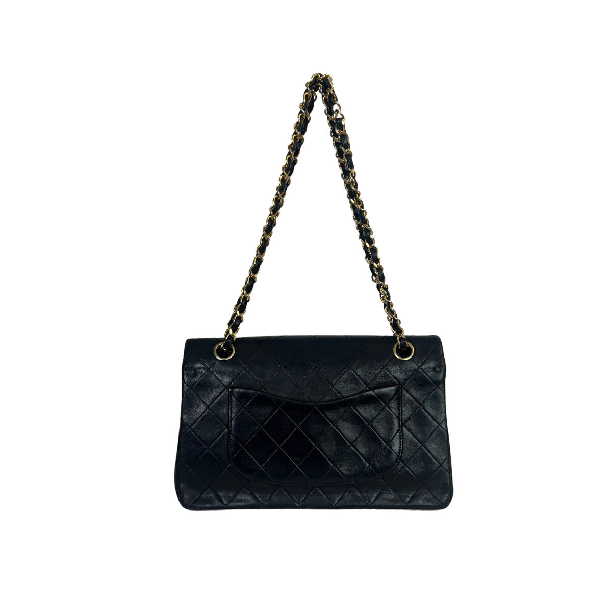 Chanel - Chanel Classic Flap Bag Δερμάτινο δέρμα αρνιού μεσαίου διπλού - Vintage Chanel- L'etoile πολυτελές Vintage Amsterdam