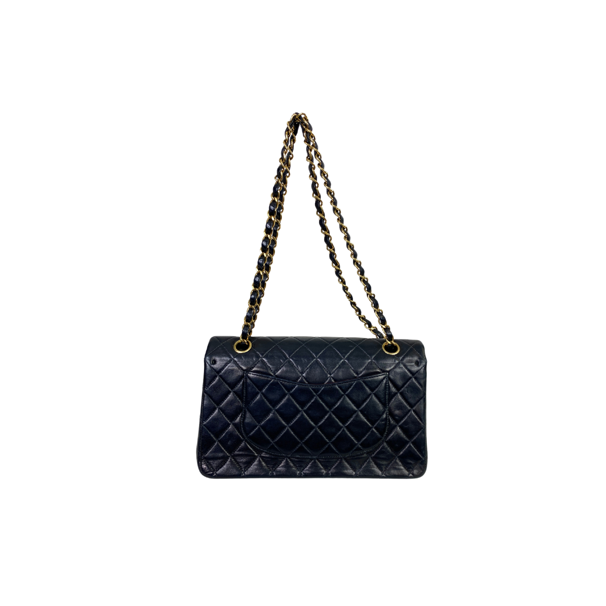 Chanel- Chanel Duplo Médio Classic Flap Bag- Vintage Chanel- L'Etoile Luxo Vintage Amsterdã