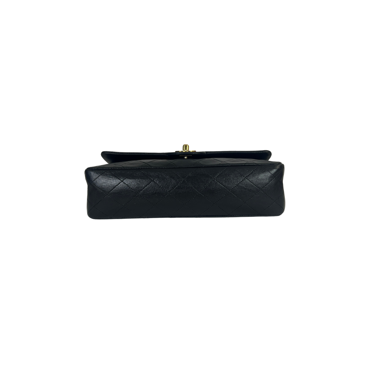 Black Quilted Lambskin Classic Flap Coin Purse