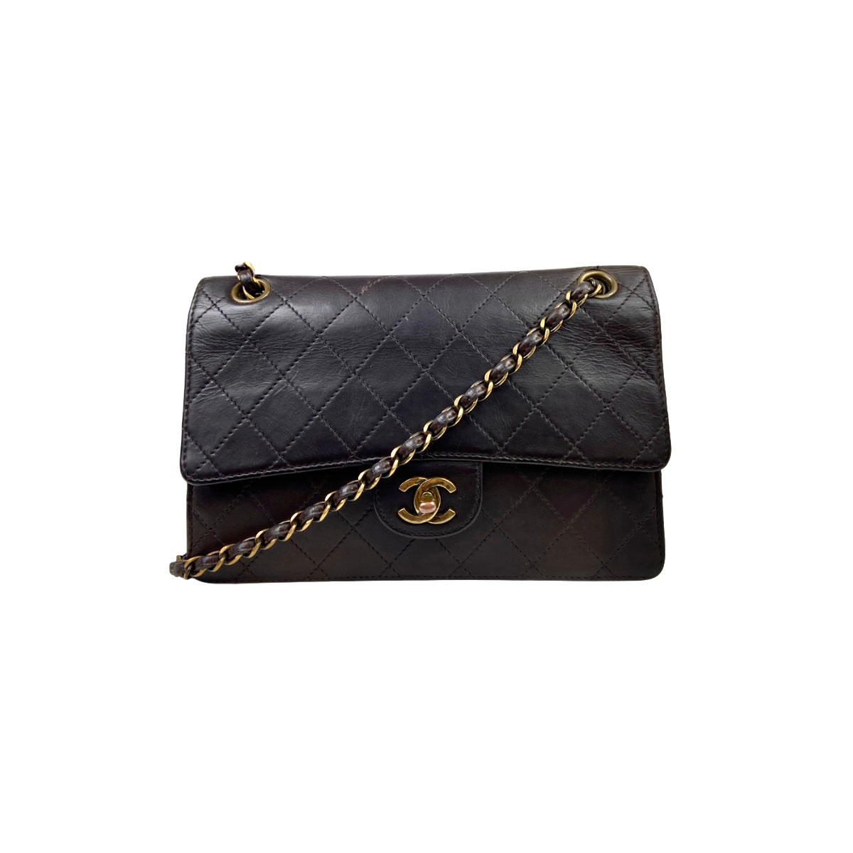 Chanel Vintage Classic Small Double Flap Bag  Black Shoulder Bags Handbags   CHA906024  The RealReal